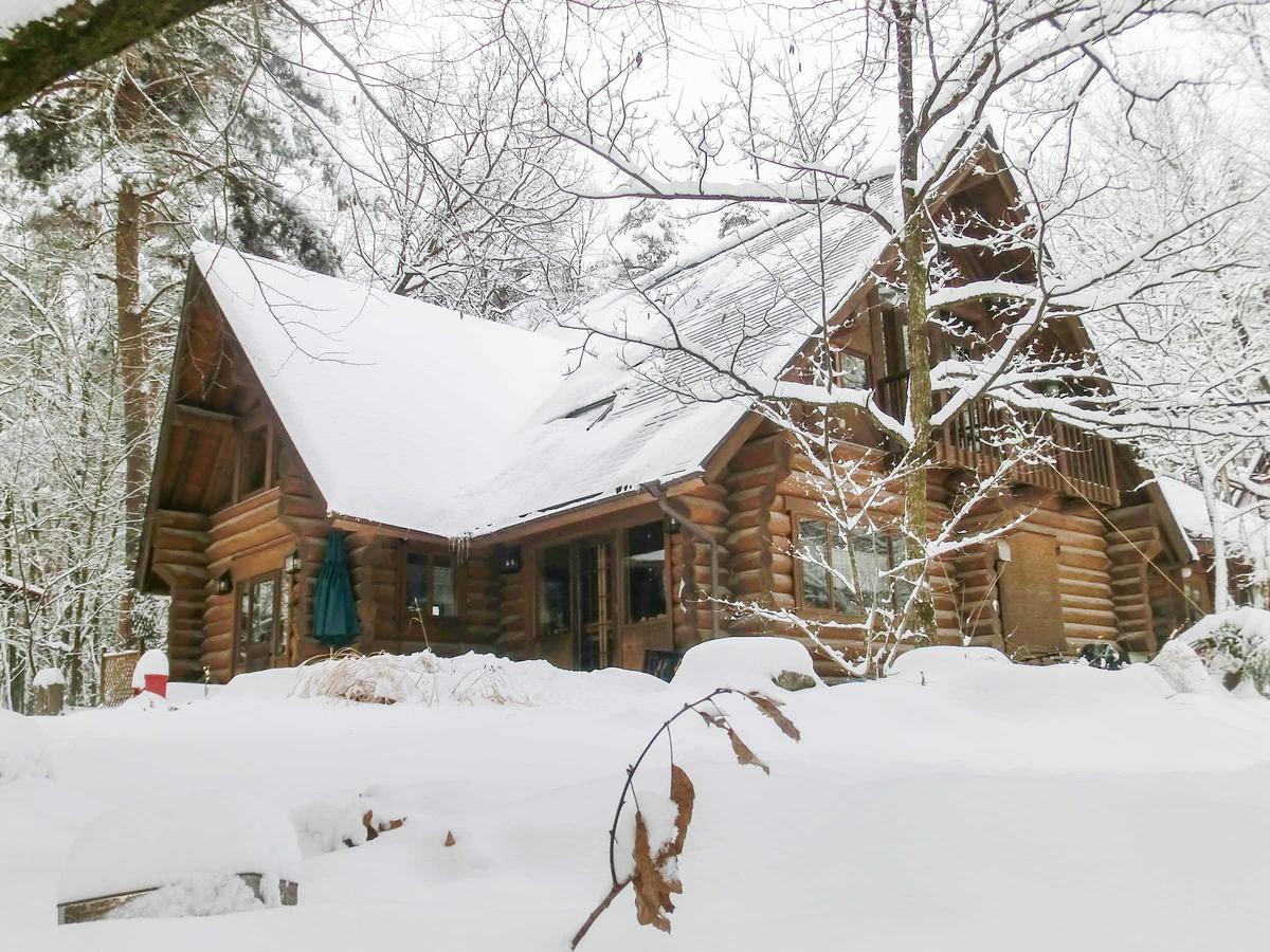 Canadian Loghouse Inn AzuminoYujin Bagian luar foto